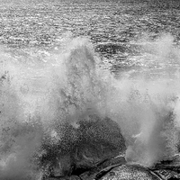 Buy canvas prints of Peggys Cove Waves by Mark Llewellyn