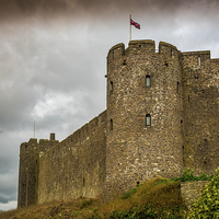 Buy canvas prints of Pembroke Castle, Pembrokeshire, Wales, UK by Mark Llewellyn