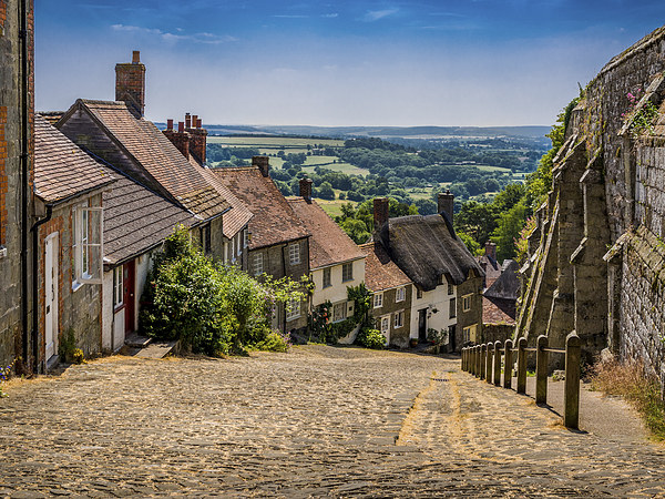 Gold Hill, Shaftesbury, England, UK Picture Board by Mark Llewellyn