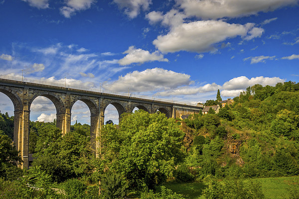 Spectacular Roman Viaduct, Dinan, France Picture Board by Mark Llewellyn