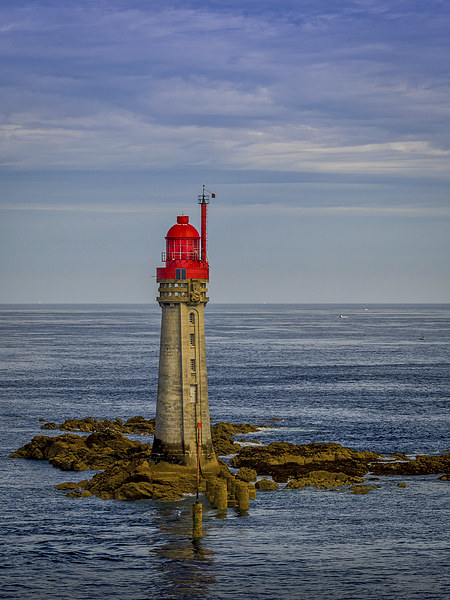 St Malo Lighthouse, St Malo, France Picture Board by Mark Llewellyn