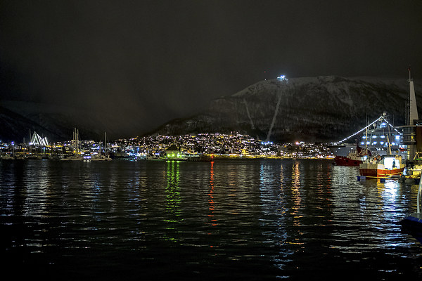 Tromso Harbour, Norway Picture Board by Mark Llewellyn