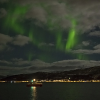 Buy canvas prints of Northern Lights, Lofoten, Norway by Mark Llewellyn