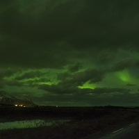 Buy canvas prints of Northern Lights, Lofoten, Norway by Mark Llewellyn