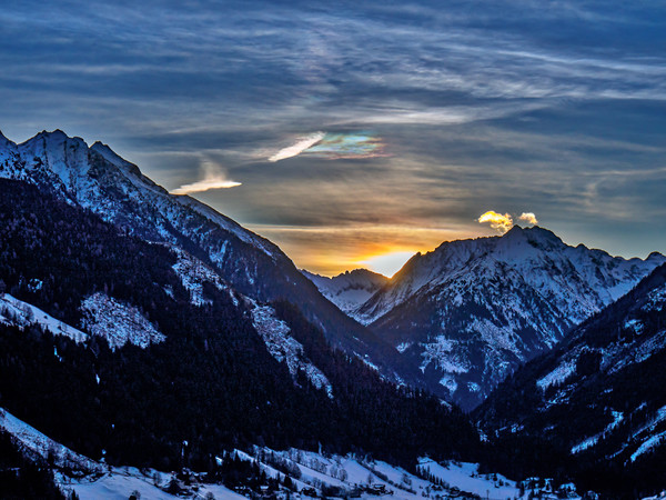 Rohrmoos Sunrise, Austria Picture Board by Mark Llewellyn