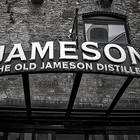 Buy canvas prints of Jamesons Sign by Mark Llewellyn