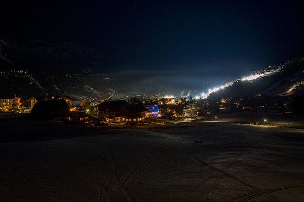 Night Slalom, Schladming, Austria Picture Board by Mark Llewellyn
