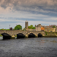Buy canvas prints of Thomond Bridge, Limerick, Ireland by Mark Llewellyn