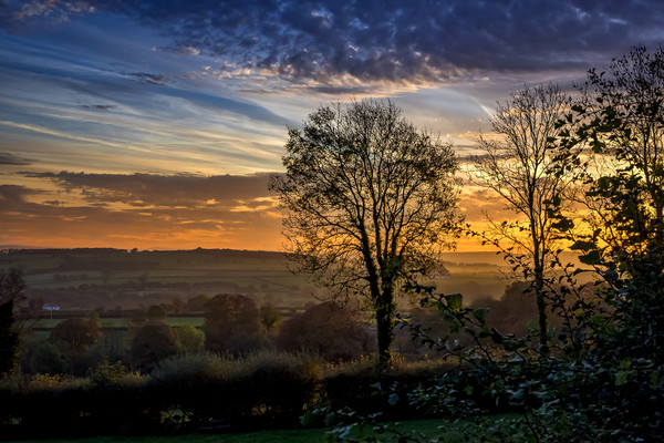 Pembrokeshire Dawn, Pembrokeshire, Wales, UK Picture Board by Mark Llewellyn