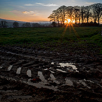 Buy canvas prints of Boncath Sunset, Pembrokeshire, Wales, UK by Mark Llewellyn