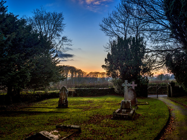 Capel Colman Sunset, Pembrokeshire, Wales, UK Picture Board by Mark Llewellyn