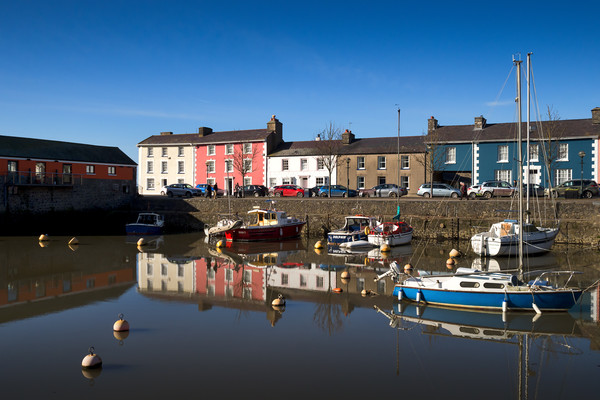 Aberaeron Harbour, Ceredigion, Wales, UK Picture Board by Mark Llewellyn