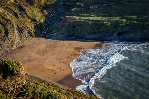 Mwnt Beach in Spring, Ceredigion, Wales, UK Picture Board by Mark Llewellyn