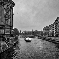 Buy canvas prints of River Spee, Berlin, Germany by Mark Llewellyn