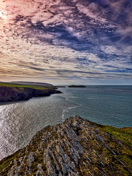 Cardigan Bay, Mwnt, Ceredigion, Wales, UK Picture Board by Mark Llewellyn
