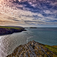Buy canvas prints of Cardigan Bay, Mwnt, Ceredigion, Wales, UK by Mark Llewellyn