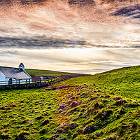 Buy canvas prints of Holy Cross Church, Mwnt, Ceredigion, Wales, UK by Mark Llewellyn
