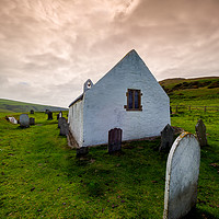 Buy canvas prints of Mwnt Church, Ceredigion, Wales, UK by Mark Llewellyn