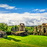 Buy canvas prints of Narberth Castle, Pembrokeshire, Wales, UK by Mark Llewellyn