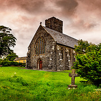 Buy canvas prints of St Andrews Church, Narberth, Pembrokeshire, Wales, by Mark Llewellyn
