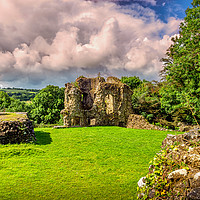 Buy canvas prints of Narberth Castle, Pembrokeshire, Wales, UK by Mark Llewellyn