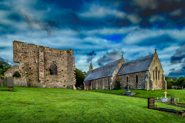 St Thomas Church, St Dogmaels, Pembrokeshire, Wale Picture Board by Mark Llewellyn
