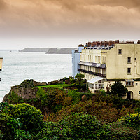 Buy canvas prints of South Beach Bay, Tenby, Pembrokeshire, Wales, UK by Mark Llewellyn