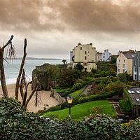 Buy canvas prints of South Beach, Tenby, Pembrokeshire, Wales, UK by Mark Llewellyn