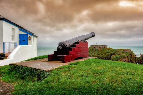 Tenby Gun, Pembrokeshire, Wales, UK Picture Board by Mark Llewellyn