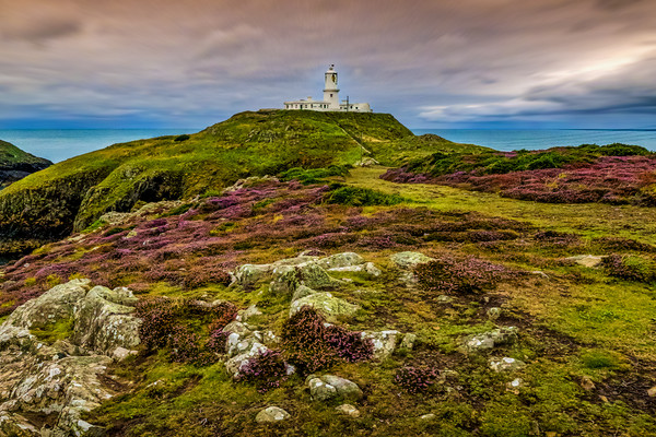Strumble Head Lighthouse, Pembrokeshire, Wales, UK Picture Board by Mark Llewellyn