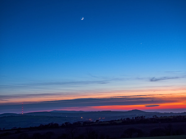 Preseli Hills Sunset, Pembrokeshire, Wales, UK Picture Board by Mark Llewellyn