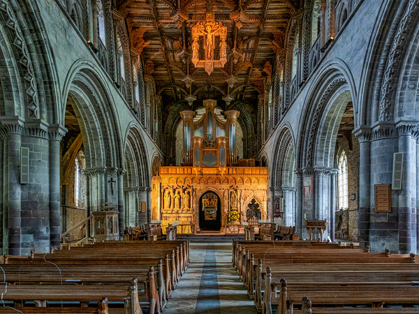 St Davids Cathedral, Pembrokeshire, Wales, UK Picture Board by Mark Llewellyn