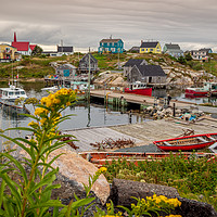 Buy canvas prints of Peggys Cove, Nova Scotia, Canada by Mark Llewellyn