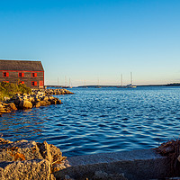 Buy canvas prints of Shelburne Waterfront, Nova Scotia, Canada by Mark Llewellyn
