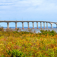 Buy canvas prints of Confederation Bridge, New Brunswick, Canada by Mark Llewellyn