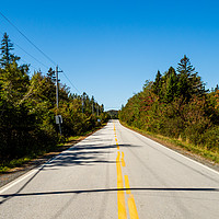Buy canvas prints of Quiet Highway, Nova Scotia, Canada by Mark Llewellyn