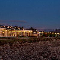 Buy canvas prints of Dylans Restaurant, Criccieth, Wales, UK by Mark Llewellyn