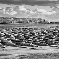 Buy canvas prints of Low Tide at Aberdovey, Wales, UK by Mark Llewellyn