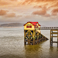 Buy canvas prints of Mumbles Lifeboat Station, Swansea, Wales, UK by Mark Llewellyn