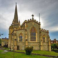 Buy canvas prints of St Columbs Cathedral, Derry, Northern Ireland by Mark Llewellyn