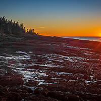 Buy canvas prints of Nova Scotia Beach Sunset, Canada by Mark Llewellyn
