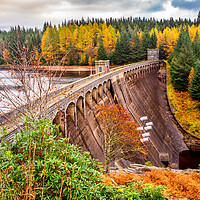 Buy canvas prints of Loch Laggan Dam, Scotland, UK by Mark Llewellyn