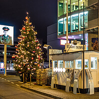 Buy canvas prints of Checkpoint Charlie, Berlin, Germany by Mark Llewellyn