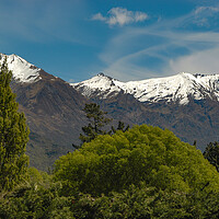 Buy canvas prints of Mountains, New Zealand by Mark Llewellyn