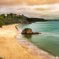 Buy canvas prints of Tenby Beach, Pembrokeshire, Wales, UK by Mark Llewellyn