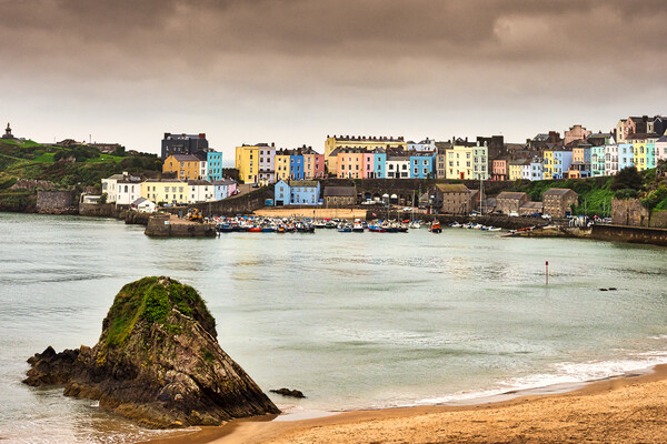 North Beach Tenby, Pembrokeshire, Wales, UK Picture Board by Mark Llewellyn