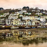 Buy canvas prints of Looe Harbour, Cornwall, England, UK by Mark Llewellyn