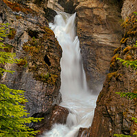 Buy canvas prints of Alberta Waterfall, Canada by Mark Llewellyn