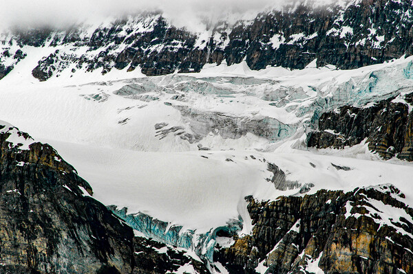 Canadian Glacier, Canada Picture Board by Mark Llewellyn