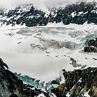 Buy canvas prints of Canadian Glacier, Canada by Mark Llewellyn